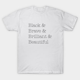 Black & T-Shirt